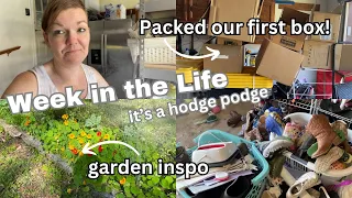 A Week in the Life, It's a Hodge Podge, PACKED OUR FIRST BOX! || Large Family Vlog