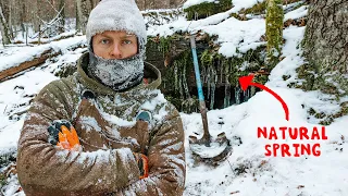 Developing a Natural Spring in WINTER