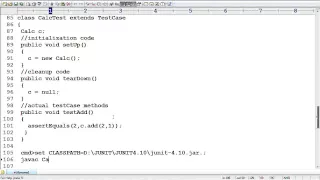 JunitFrameWork Chandra