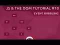 JavaScript DOM Tutorial - Event Bubbling