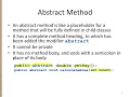 Abstract Classes In Java Part 1 of 2