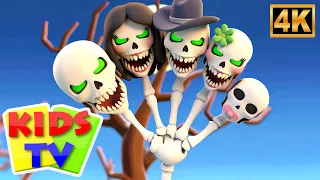 Skeleton Finger Family - Spooky Song for Babies