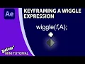 How to keyframe a wiggle in Adobe After Effects