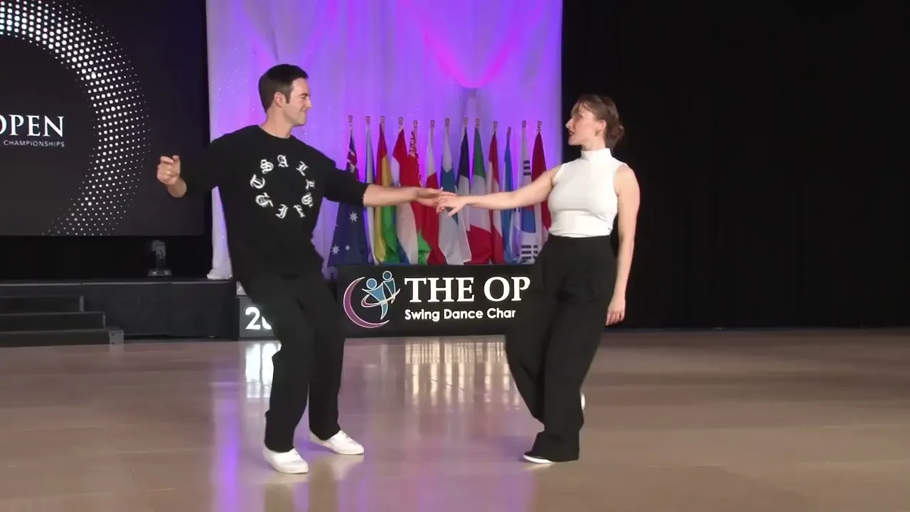 Jordan Frisbee and Victoria Henk - 3rd Place Strictly Swing - Champions - The Open 2024