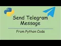 How to send Telegram message from Python Market Alert Tradingview