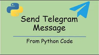 How to send Telegram message from Python Market Alert Tradingview