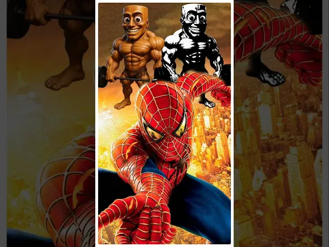 Spiderman ne Tung tung sahur ko tapkaya #shortsfeed #shorts #spiderman #tungtungtungsahur
