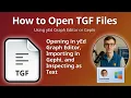 How to Open TGF Files Trivial Graph Format