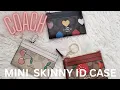 COACH HEART MINI SKINNY ID CASE LETS SEE HOW MUCH CARDS IT CAN HOLD