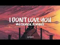 My Chemical Romance - I Don't Love You (Lyrics)