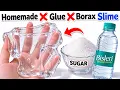 How to make Water and Sugar Slime at home Without Glue Borax and Water