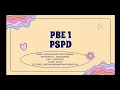 PBE 1 PSPD