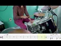 A veces - Diamante eléctrico (Cover de BATERÍA con PARTITURA - DRUM cover + SHEET MUSIC)