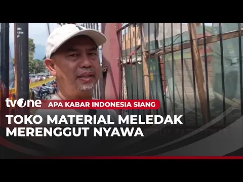 Keterangan Saksi Mata Soal Ledakan di Toko Material yang Menelan Satu Nyawa