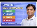 Data Manipulation Language DML INSET DELETE UPDATE SQL Data Analysis Database