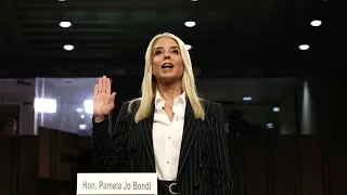 Watch live: Pam Bondi testifies in Senate confirmation hearing for attorney general