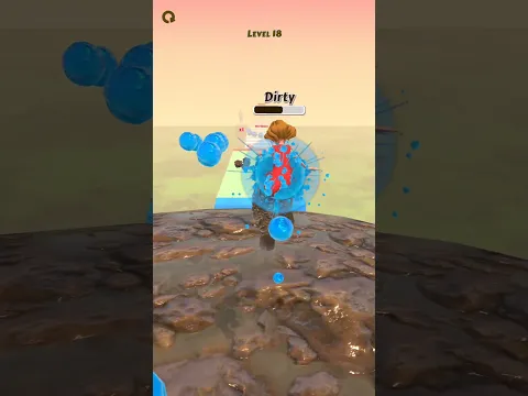 Wipeout Level: Baby Girl's Mud Transformation Has Begun! 😨 | Runner Games
