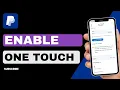How to Enable PayPal One Touch Feature