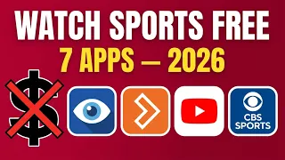 7 FREE Apps to Watch Live Sports Without Cable in 2026 100 Legal
