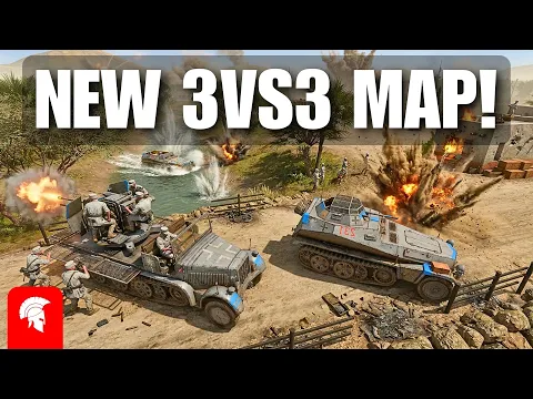 NEW 3VS3 MAP! (BIG NEW PATCH) - 3vs3 - Afrikakorps - Company of Heroes 3
