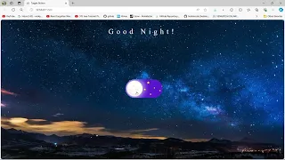 Create a Day and Night Toggle Button Without CSS and JS