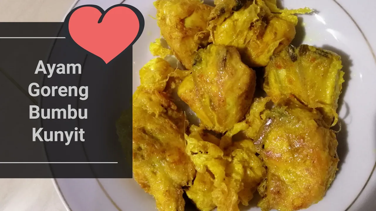 RESEP DAN CARA MEMBUAT AYAM BUMBU KUNING || Bumbu Meresap sampai ke tulangnya