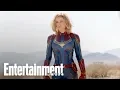 Captain Marvel First Exclusive Images With Brie Larson Samuel L Jackson Entertainment Weekly