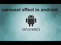 How to do Carousel effect in android studio android tutorials