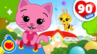 Primer Día De Clases 🎒📚 Y Más Canciones Infantiles Para Aprender (90 Min) | Plim Plim
