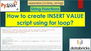 149 How to create INSERT VALUE script using for loop PART 149