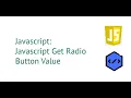 Javascript Get Radio Button Value - mytechlearns 2020 with source code