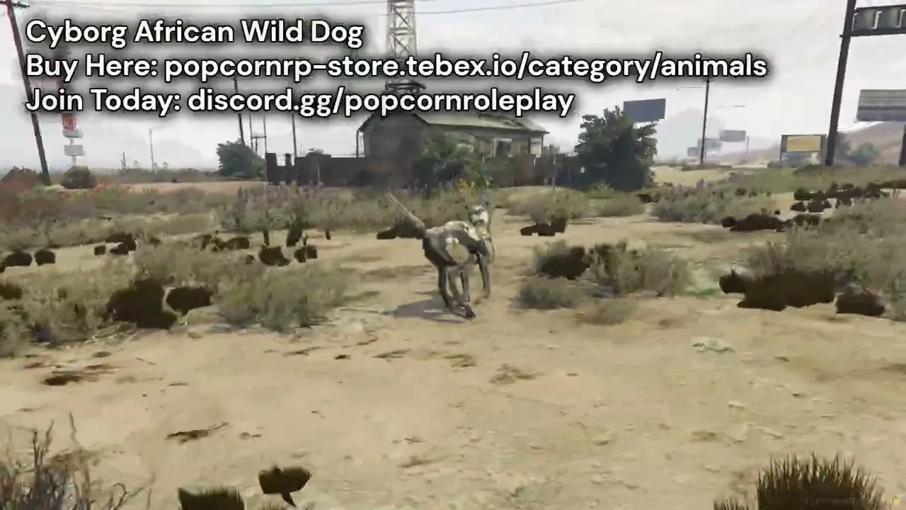 Cyborg African Wild Dog