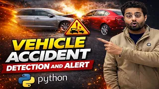 Accident Detection using Python OpenCV Deep Learning Vehicle Accident Detection and Alert