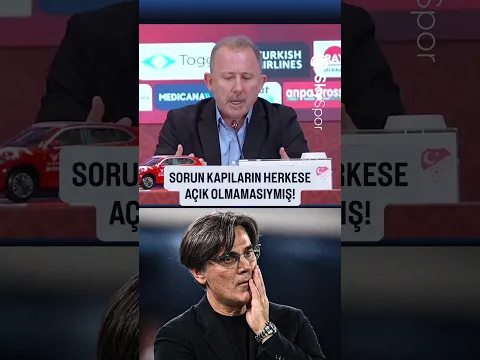 Sergen Yalçın, Montella sonrası ilk iş A Milli Takım'ın kapılarını herkese açacağını açıkladı.