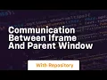 communication between iframe and parent window