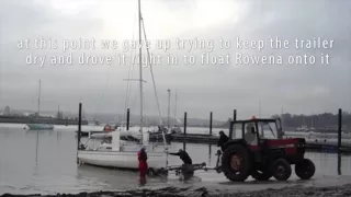 EP38 funNstuff Recovering our Red Fox trailer sailer 2015