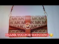Michael Kors Greenwich Medium Logo Jacquard Shoulder Bag