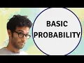 Basic probability Joint marginal and conditional probability Independence
