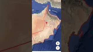 Oman Googlemaps Country Map 