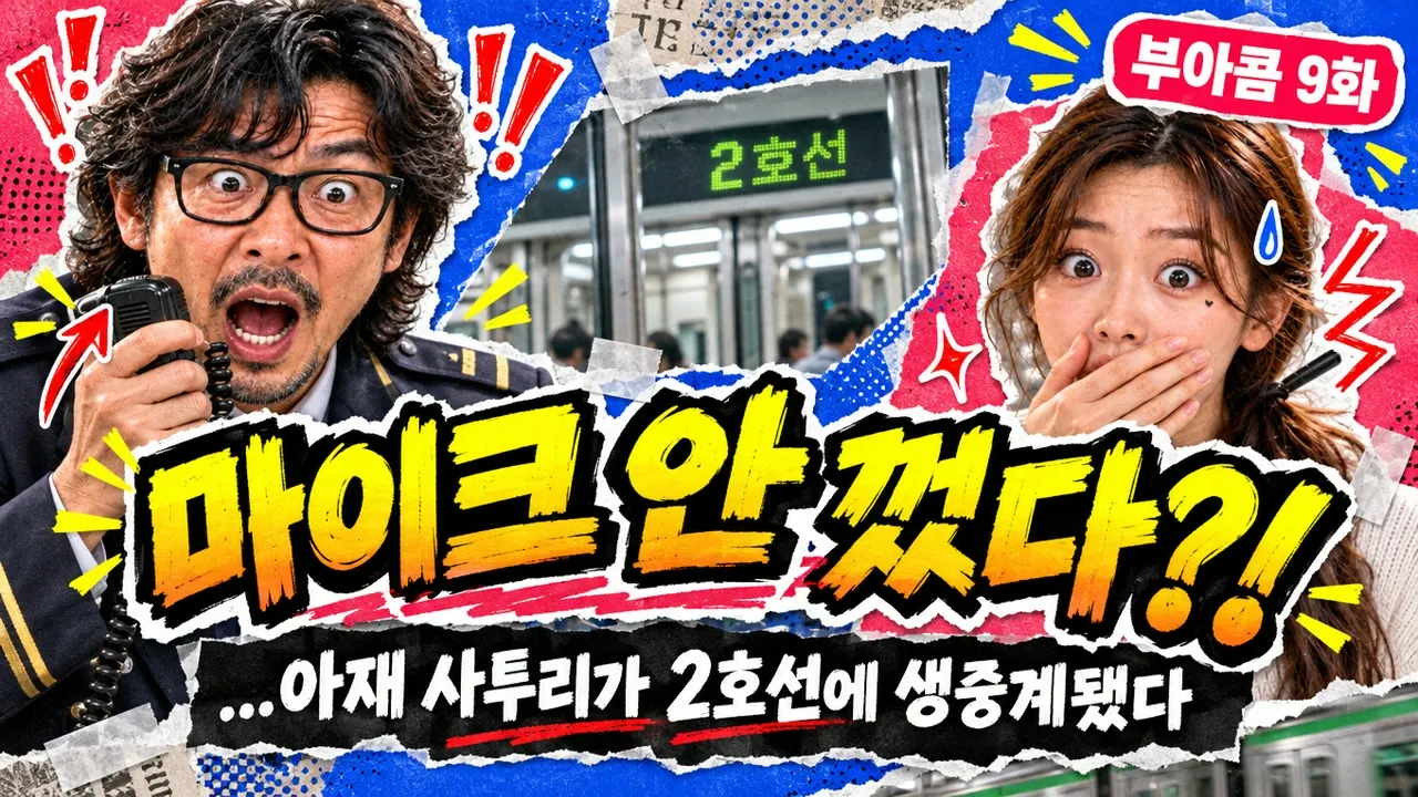 부산 사투리 AI 드라마 ㅣ옆집 부산 아저씨 기관사가 마이크를 안 껐다