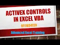 ActiveX Controls in excel vba