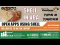 VBA TIPS AND TRICKS - KANNADA OPEN APPS USING SHELL