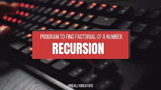 What is recursion Factorial Program Javascript Hindi For beginners