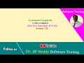 CYCLOMATIC COMPLEXITY - SOFTWARE TESTING INTERVIEW QUESTIONS FAQs By Dr SP Reddy