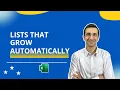 Download Lagu Secret to creating growing MS Excel lists revealed 2025 - Excel list with TRIMREF