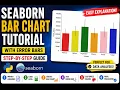 Seaborn Bar Plot Explained Customize Colors Error Bars