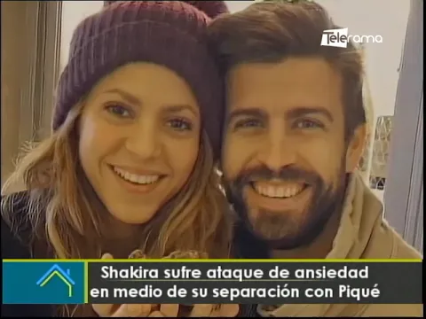 Shakira sufre ataque de ansiedad en medio de su separación con Piqué