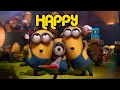 Lagu MINIONS 😁 [ HAPPY ] WITH LYRICS