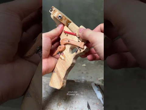 Wooden guns – the ultimate art of joinery#diy #craft #shorts