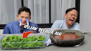 Mukbang Selada Air Super Pedas Sampe Nangis